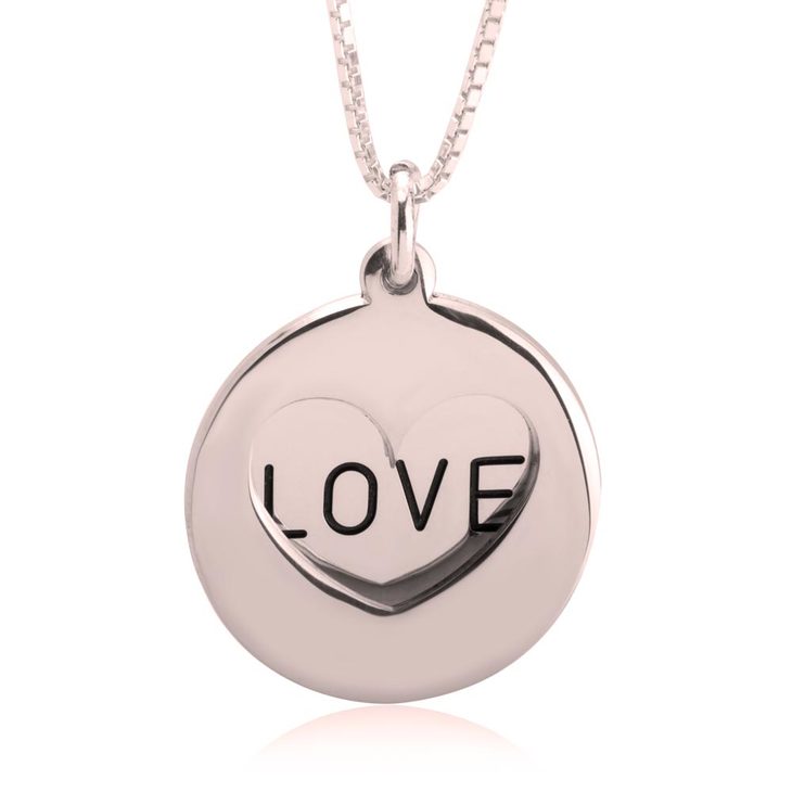 Double Disc Necklace