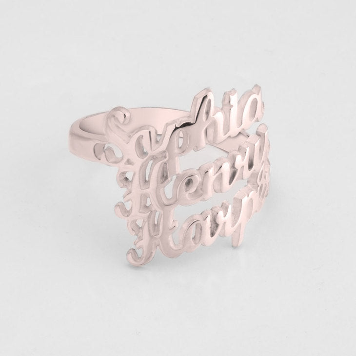 Personalized Name Rings
