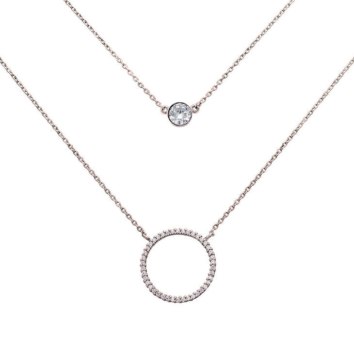Layered Circle Necklace