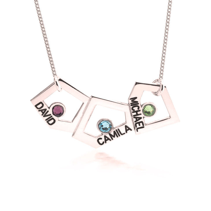 Geometric Mother Necklace