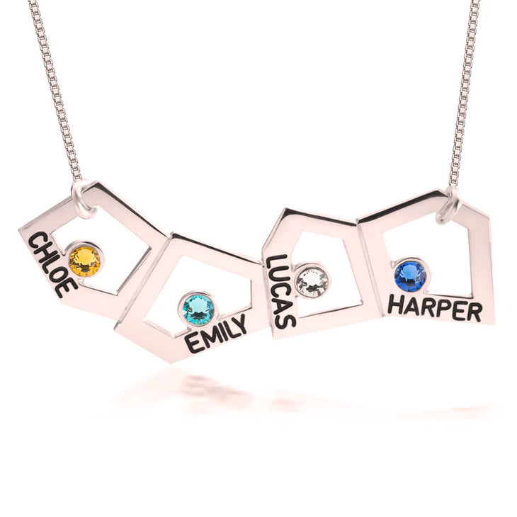 Geometric Mother Necklace