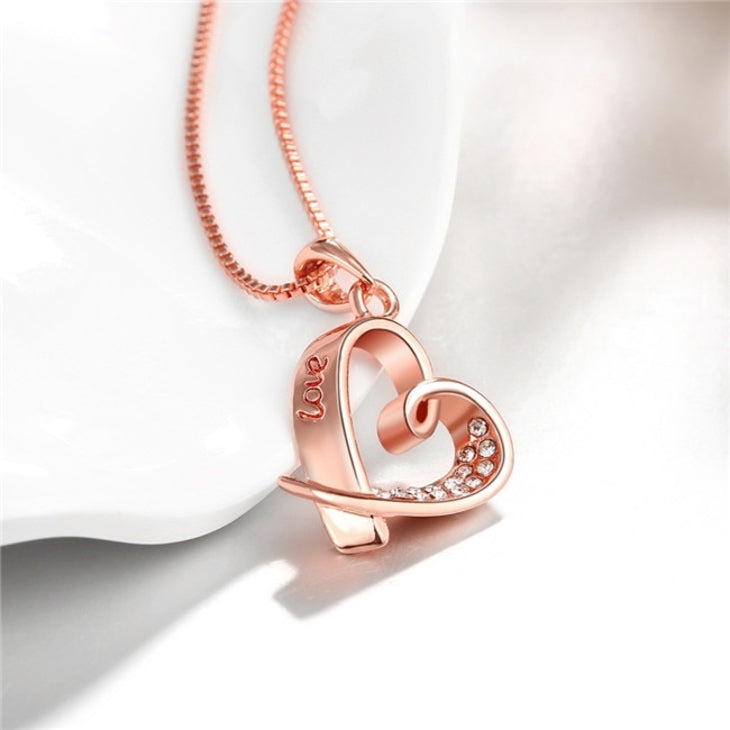 Love Heart Pendant Necklace