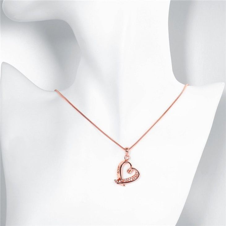 Love Heart Pendant Necklace