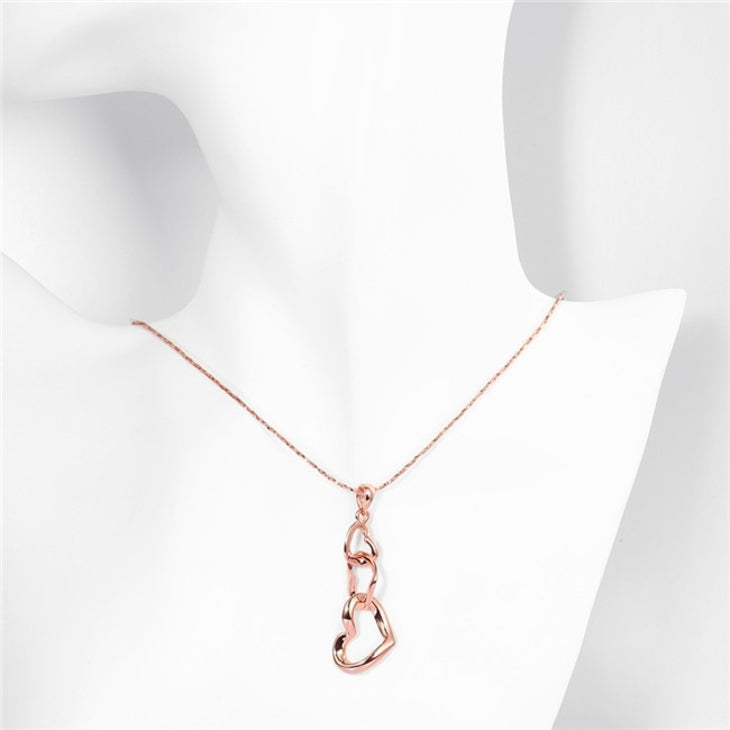 Rose Gold Heart Necklace