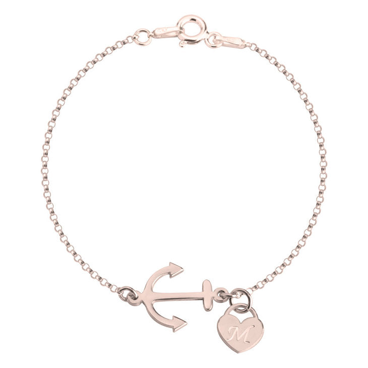 Anchor Charm Bracelet