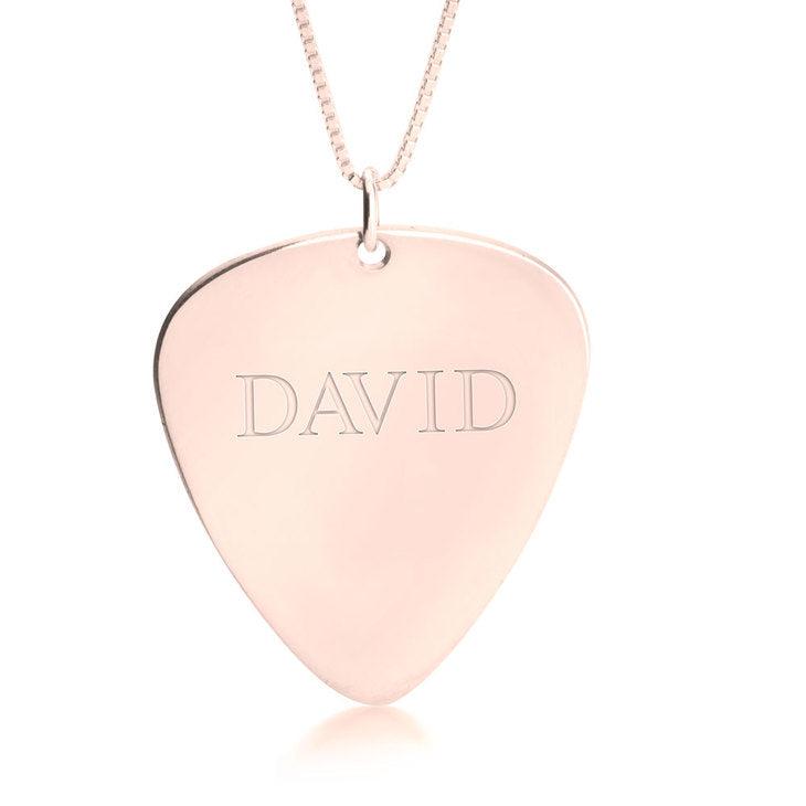 Custom Guitar Pick Necklace