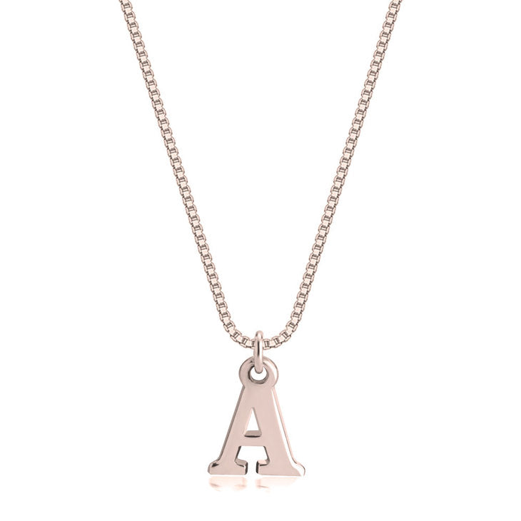 Capital Letter Initial Necklace