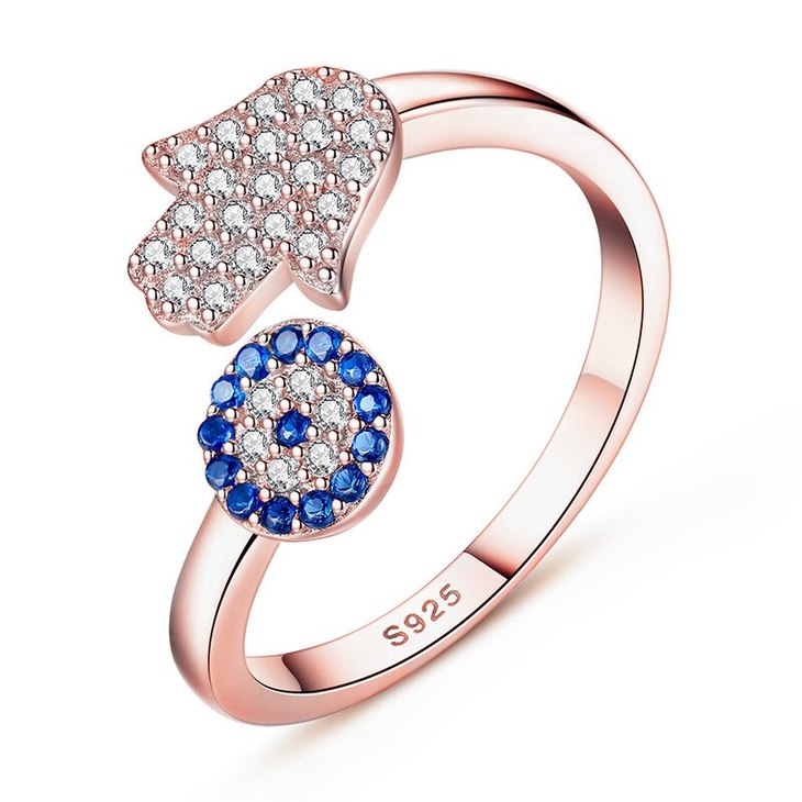 Hamsa - Evil Eye Ring