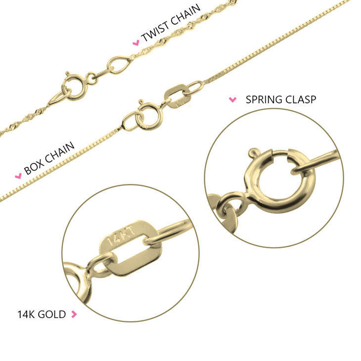 Name Necklace Gold with Diamond